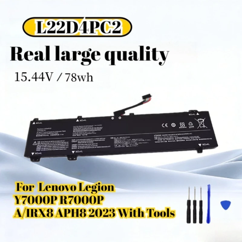 High Quality L22D4PC2 Laptop Battery for Lenovo Legion Y7000P R7000P A/IRX8 APH8 2023 with Tools
High Quality L22D4PC2 Laptop Battery for Lenovo Legion Y7000P R7000P A/IRX8 APH8 2023 with Tools