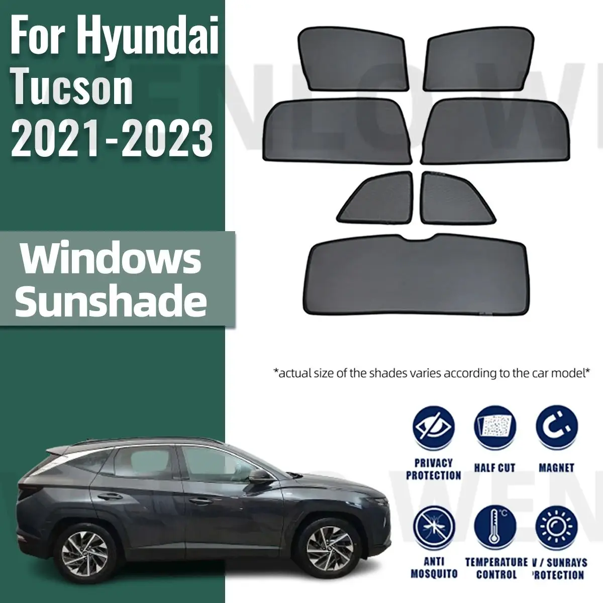 For Hyundai Tucson NX4 2021 2022 2023 Magnetic Car Sunshade Shield Front Windshield Frame Curtain Rear Side Window Sun Shades
For Hyundai Tucson NX4 2021 2022 2023 Magnetic Car Sunshade Shield Front Windshield Frame Curtain Rear Side Window Sun Shades