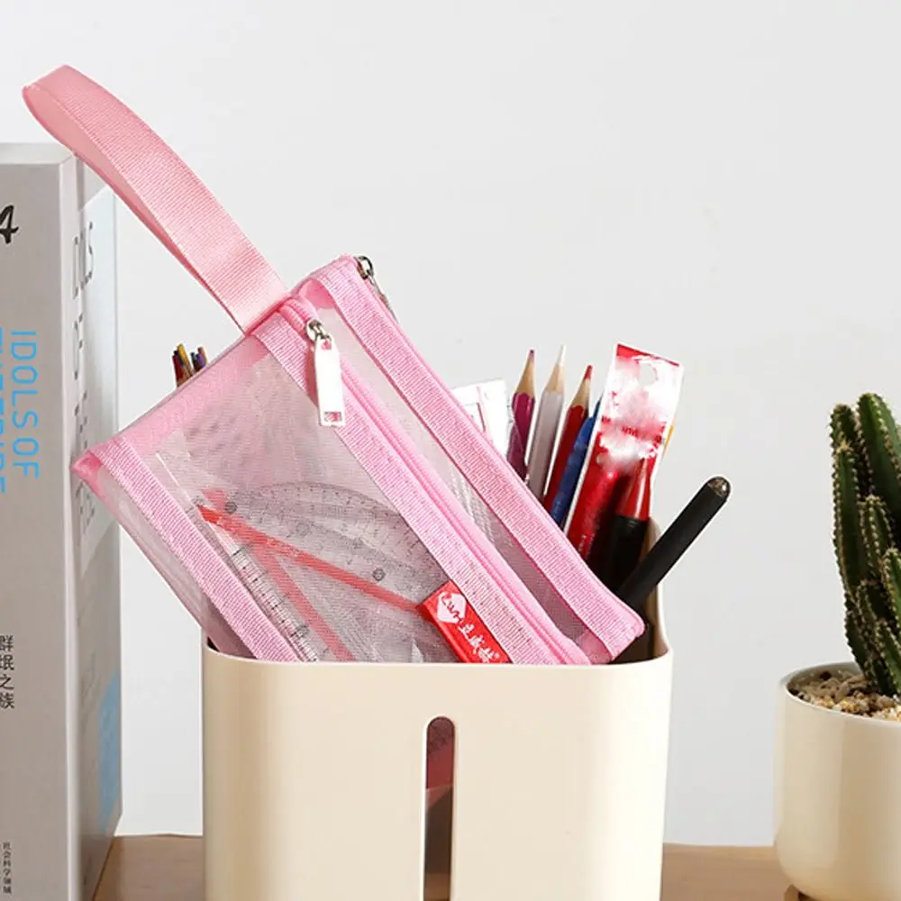 Double Layer Mesh Zipper Coin Purse Cosmetic Lipstick Bag Clear Hollow Transparent Storage Bag Large Capacity
Double Layer Mesh Zipper Coin Purse Cosmetic Lipstick Bag Clear Hollow Transparent Storage Bag Large Capacity