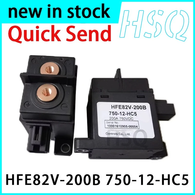 1PCS New HFE82V-200B 750-12-HC5 200A/750V Automotive High-voltage DC Contactor
1PCS New HFE82V-200B 750-12-HC5 200A/750V Automotive High-voltage DC Contactor