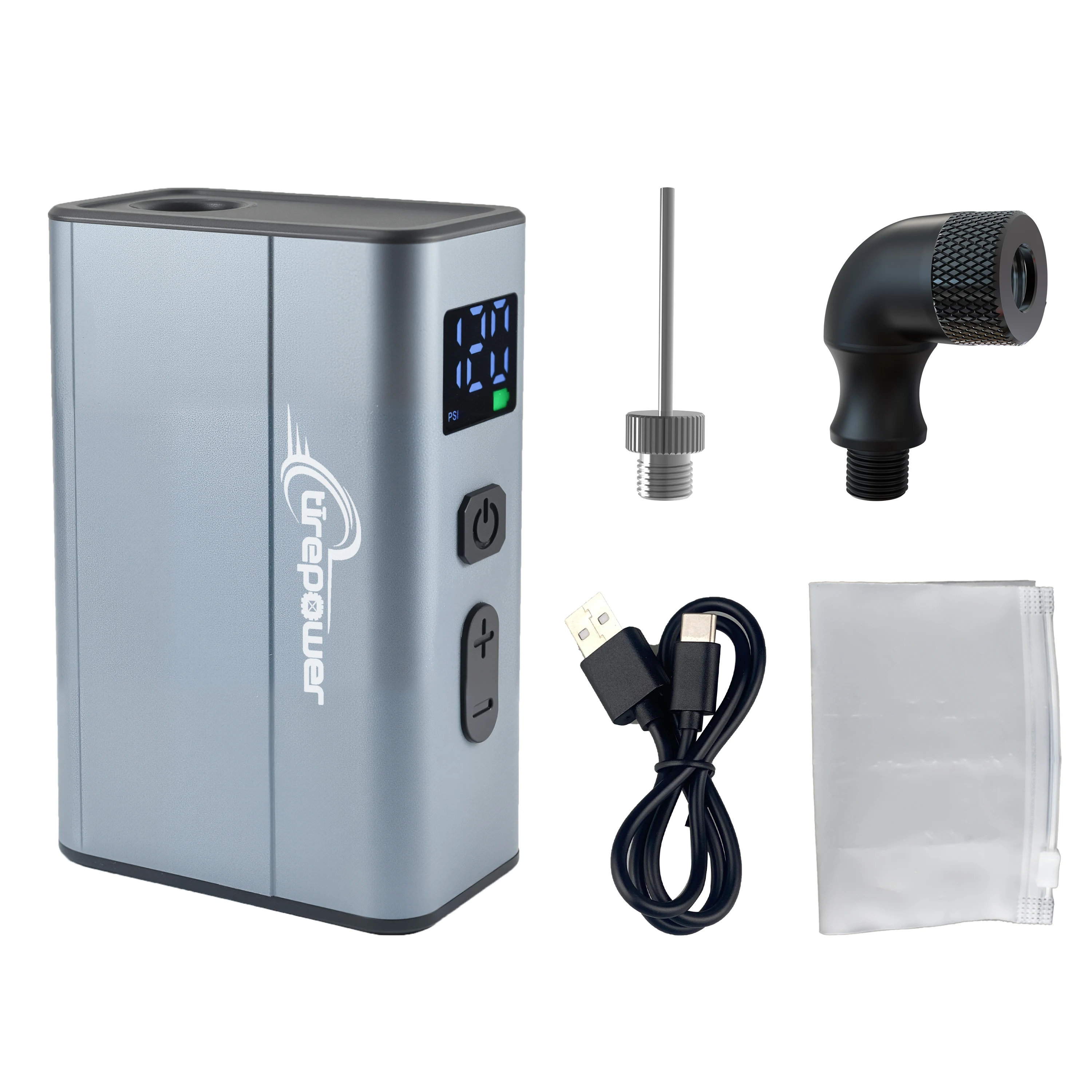 Mini Electric Air Pump Portable Digital Inflator 120PSI 750mAh*2 Battery MTB Road Bike Accessories for Bike Schrader Presta Tire
Mini Electric Air Pump Portable Digital Inflator 120PSI 750mAh*2 Battery MTB Road Bike Accessories for Bike Schrader Presta Tire