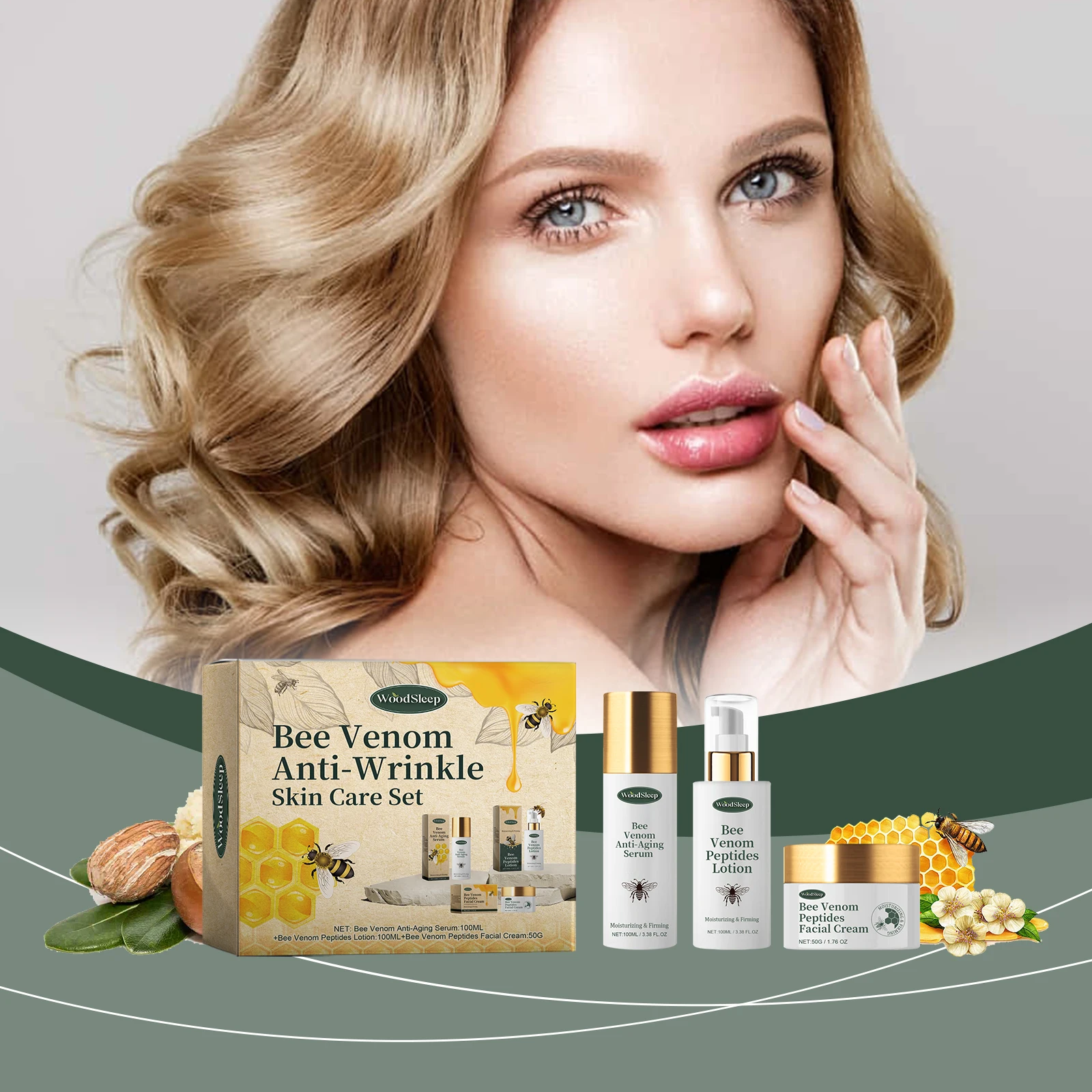 Bee Venom & Shea Butter Skincare Set - Hydrating Serum, Moisturizing Cream & Essence for Balanced Glowing Skin
Bee Venom & Shea Butter Skincare Set - Hydrating Serum, Moisturizing Cream & Essence for Balanced Glowing Skin