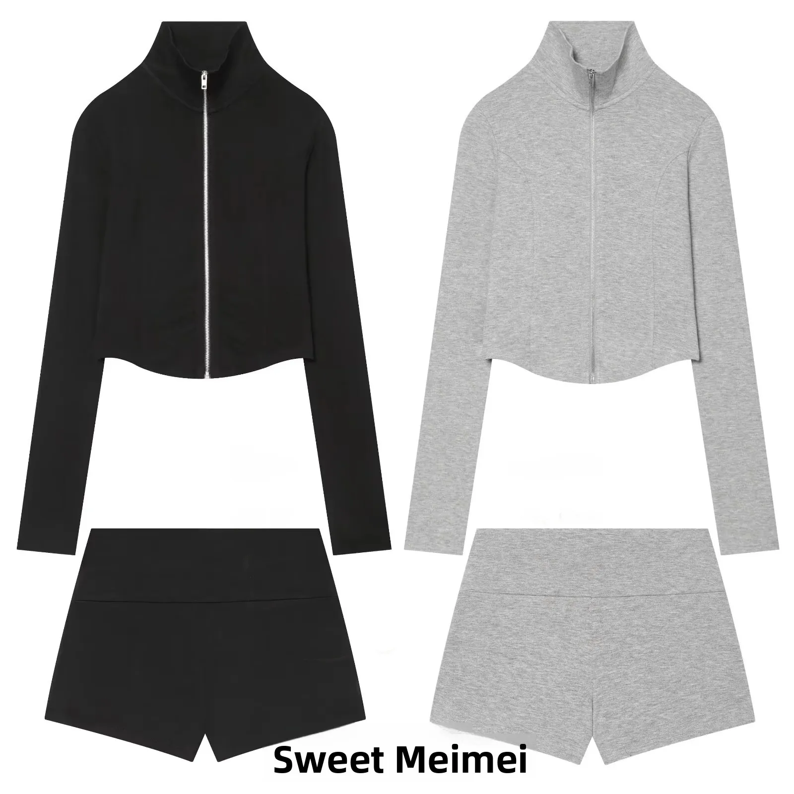 Summer New Women's Zipper Hoodie Shorts Set High Waist Slim Fit Casual Sportswear High Quality Chinese Manufacturer
Summer New Women's Zipper Hoodie Shorts Set High Waist Slim Fit Casual Sportswear High Quality Chinese Manufacturer