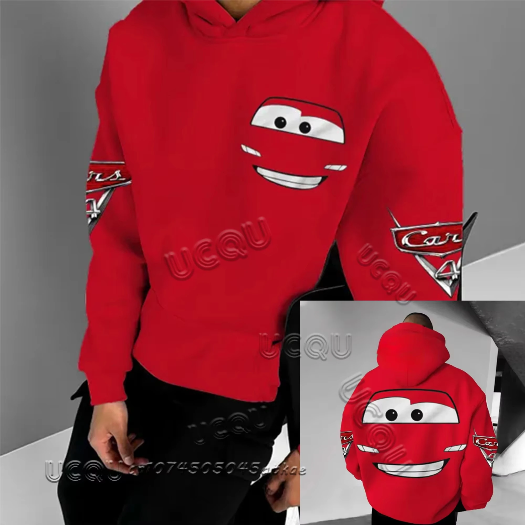 2025 Latest Lightning McQueen 95 Men's Hooded Jumper Women's Autumn and Winter Oversized Casual Long-sleeved Sweatshirt Loose 
2025 Latest Lightning McQueen 95 Men's Hooded Jumper Women's Autumn and Winter Oversized Casual Long-sleeved Sweatshirt Loose
