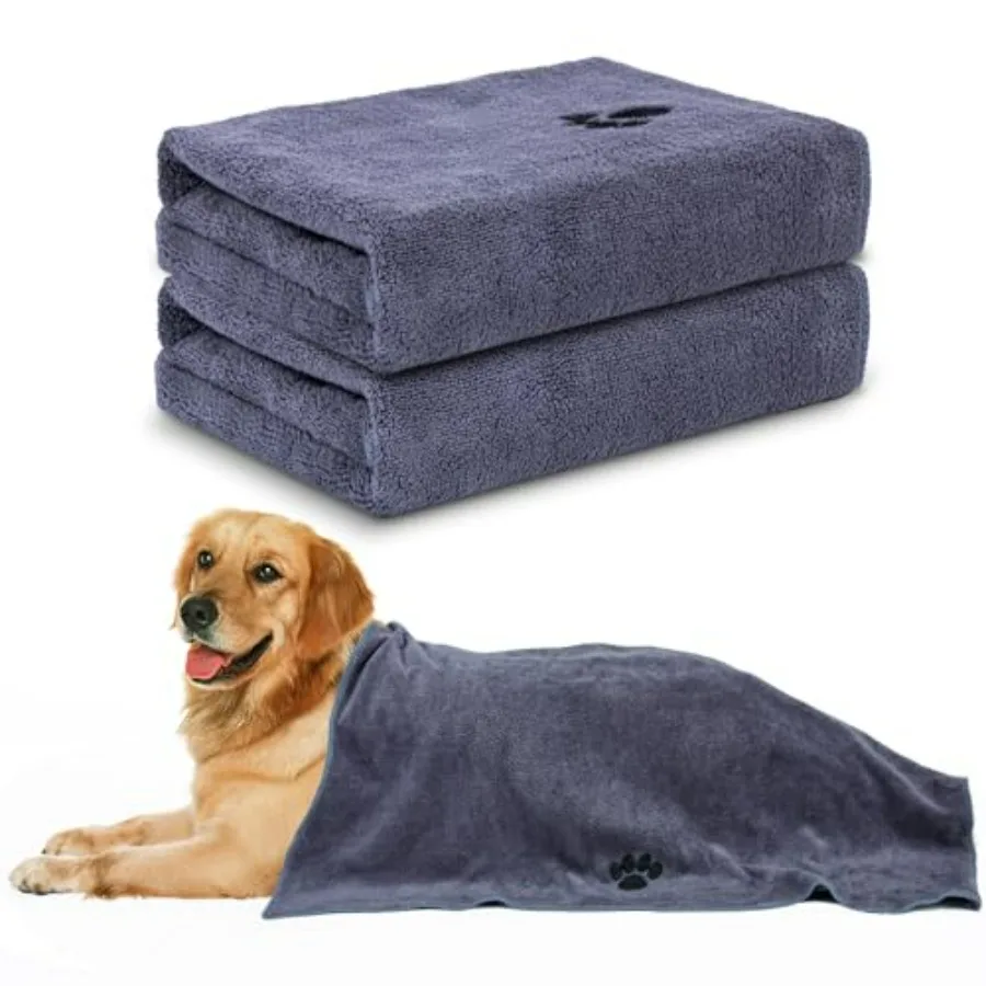 Microfiber Dog Towels for Drying Dogs, 40'' X 23.6'', Super Absorbent and Soft Pet Grooming Towel, Perfect Shower and Bath Supp
Microfiber Dog Towels for Drying Dogs, 40'' X 23.6'', Super Absorbent and Soft Pet Grooming Towel, Perfect Shower and Bath Supp