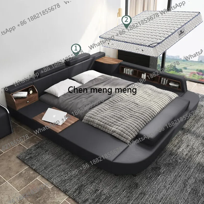 Многофункциональная кровать-трансформер HomeX: роскошная, с ящиками для хранения, в европейском стиле, для отдыха и сна
Многофункциональная кровать-трансформер HomeX: роскошная, с ящиками для хранения, в европейском стиле, для отдыха и сна