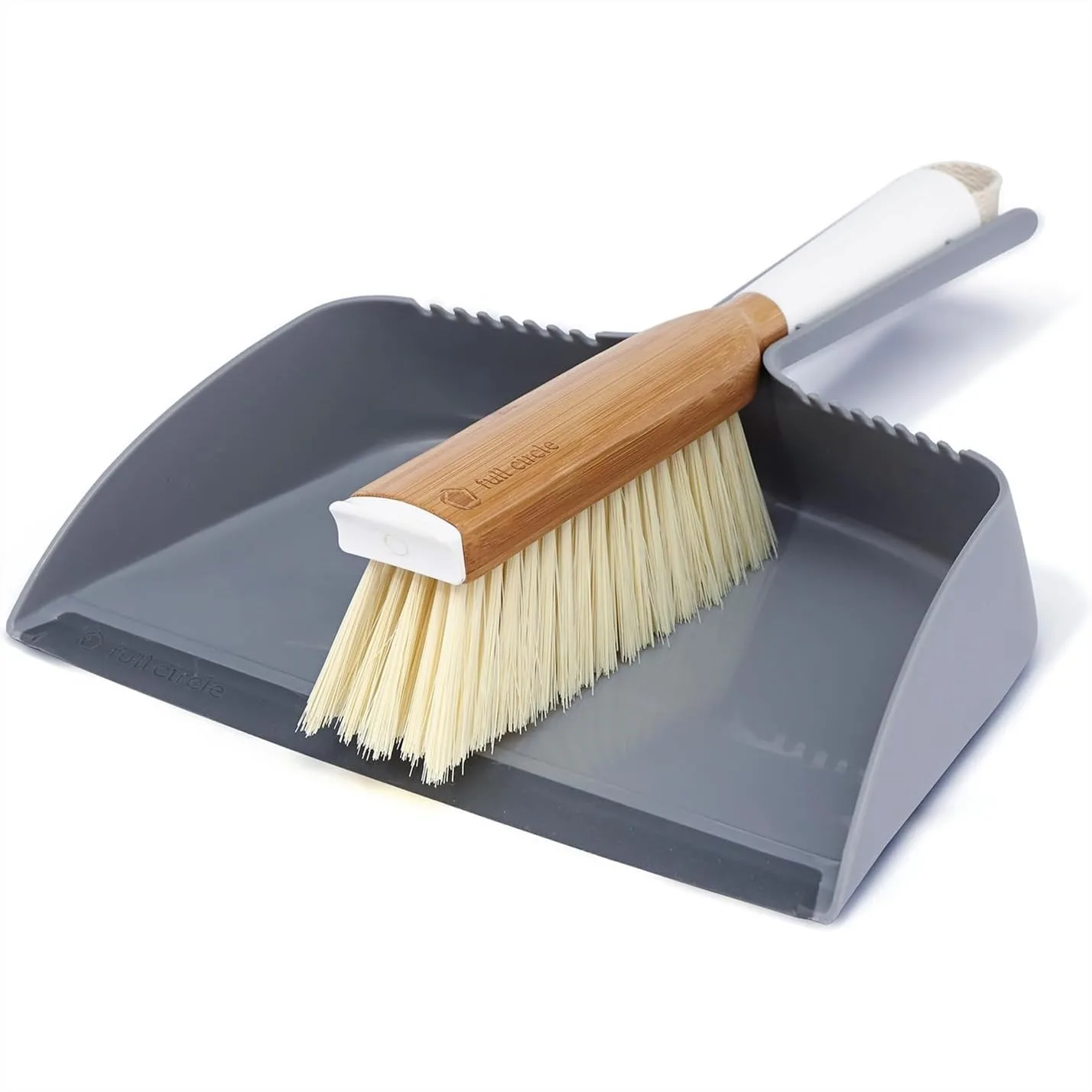 Full Circle Clean Team Brush & Dustpan Set for Hardwood Floors with Rubber Bristles, White/Grey
Full Circle Clean Team Brush & Dustpan Set for Hardwood Floors with Rubber Bristles, White/Grey