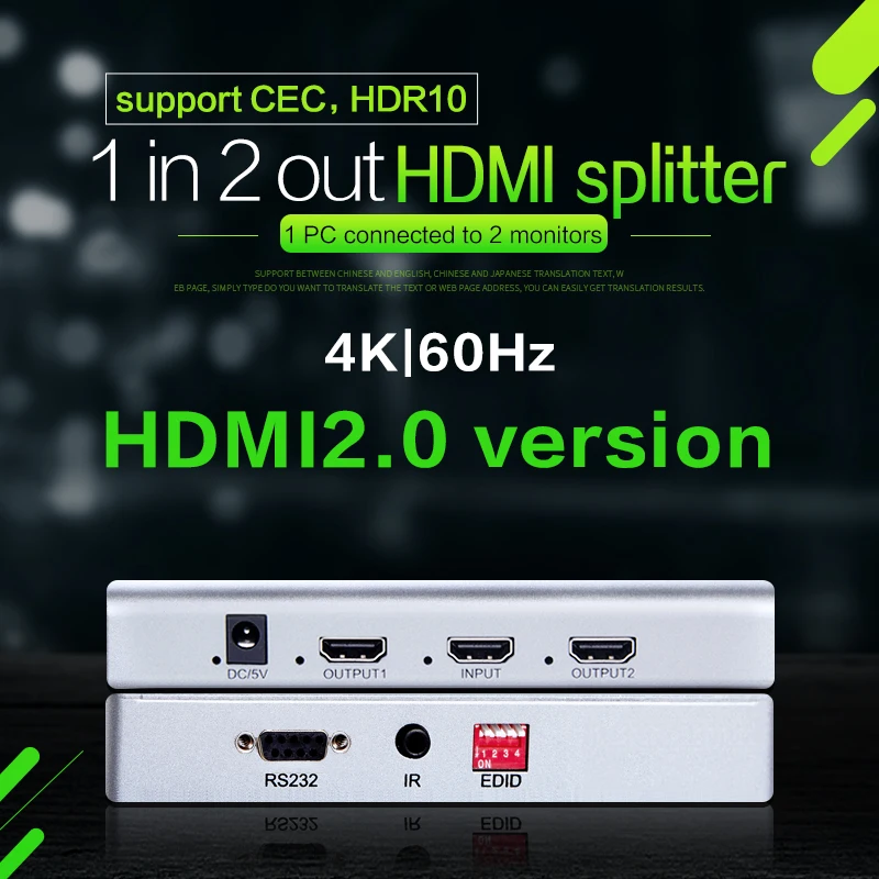 Разветвитель 4K HDMI 1x2 HDMI видеоразветвитель 1 в 4 выхода HDMI распределитель усилитель переключатель двойной дисплей для PS4 Apple HDTV XBox PS5
Разветвитель 4K HDMI 1x2 HDMI видеоразветвитель 1 в 4 выхода HDMI распределитель усилитель переключатель двойной дисплей для PS4 Apple HDTV XBox PS5