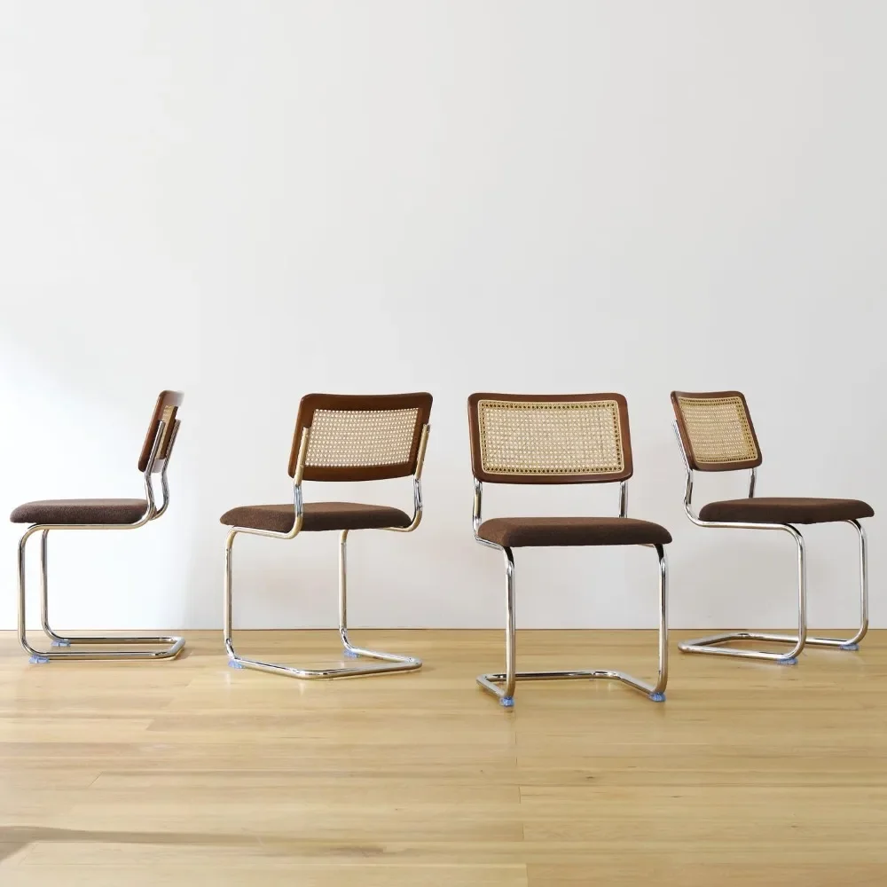 Brown Rattan Dining Chairs Set of 4,Wooden Mid-Century Modern Kitchen Chairs, Mesh Back Cane Dining Room Chairs
Brown Rattan Dining Chairs Set of 4,Wooden Mid-Century Modern Kitchen Chairs, Mesh Back Cane Dining Room Chairs