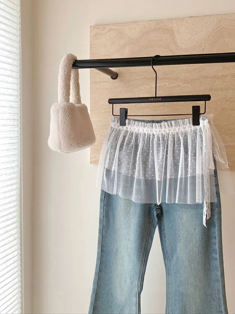 Юбка Ele Lace Me с занавеской, женская весенняя новая балетная многослойная юбка из полиэфирной ткани, юбка трапециевидной формы
Юбка Ele Lace Me с занавеской, женская весенняя новая балетная многослойная юбка из полиэфирной ткани, юбка трапециевидной формы