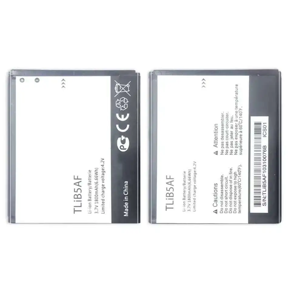 Battery For Alcatel One Touch A3 XL Pixi 4 (7) 3G 8 8.0 3G Idol Mini 4 3 3C X Plus 3 4.7 Pop 2 3 4S 4 plus S7 D5 C5 C7 C9 6010
Battery For Alcatel One Touch A3 XL Pixi 4 (7) 3G 8 8.0 3G Idol Mini 4 3 3C X Plus 3 4.7 Pop 2 3 4S 4 plus S7 D5 C5 C7 C9 6010