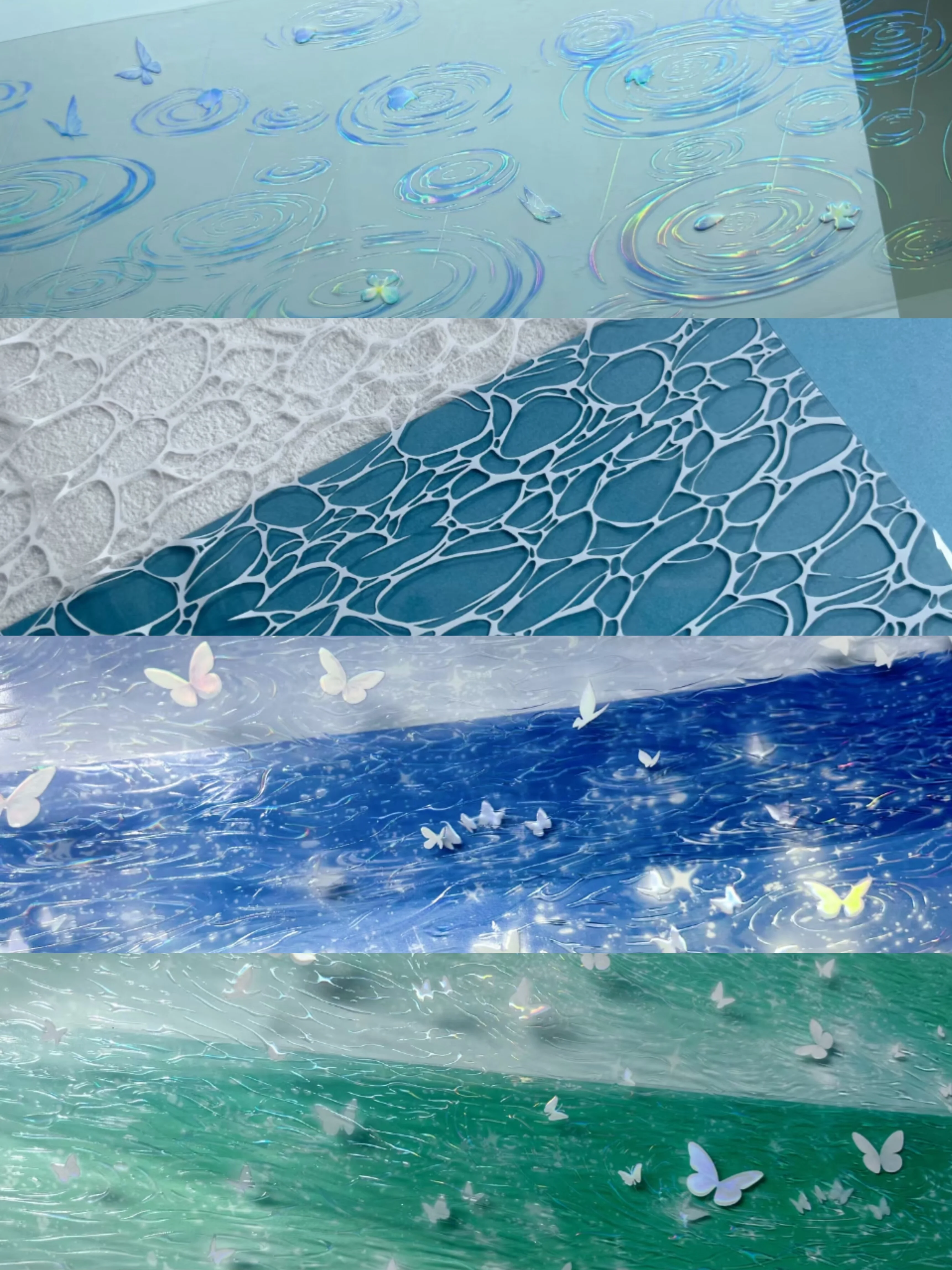 3.25 Washi Pet Tape 1 Loop Aquatic Ripples, Water Ripples, Butterfly Print Water, Blue-green Shiny Light, Fog Forest Blue-green
3.25 Washi Pet Tape 1 Loop Aquatic Ripples, Water Ripples, Butterfly Print Water, Blue-green Shiny Light, Fog Forest Blue-green