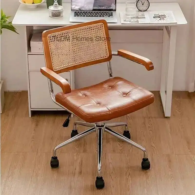 Solid Lifting Chair Chair Office Wood Home Comfort Study Sedentary Retro Rattan Medieval Swivel Computer Poltrone Furniture
Solid Lifting Chair Chair Office Wood Home Comfort Study Sedentary Retro Rattan Medieval Swivel Computer Poltrone Furniture