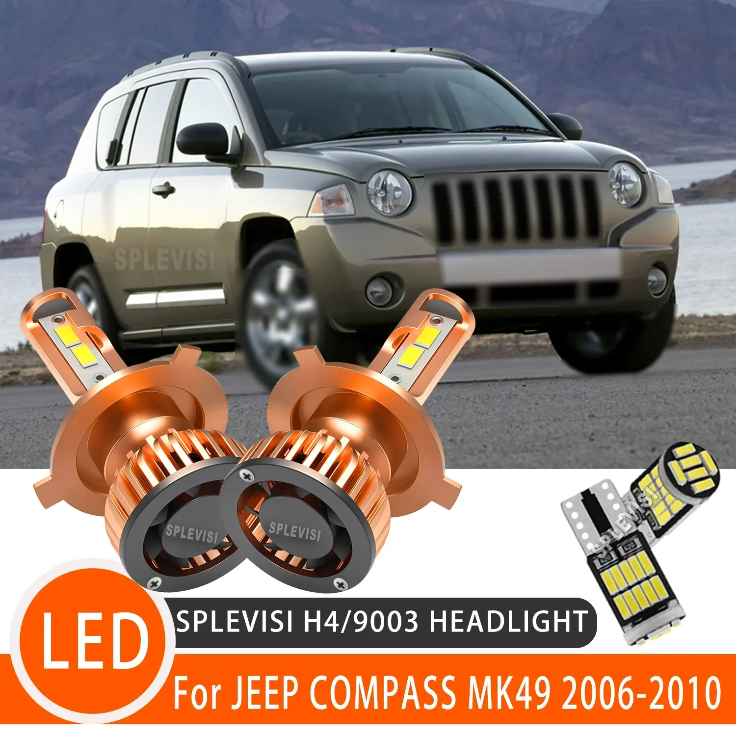 Яркая ночная видимость, ударопрочность, простота установки, водонепроницаемые светодиодные фары H4 для JEEP COMPASS MK49 2006 2007 2008 2009 2010
Яркая ночная видимость, ударопрочность, простота установки, водонепроницаемые светодиодные фары H4 для JEEP COMPASS MK49 2006 2007 2008 2009 2010