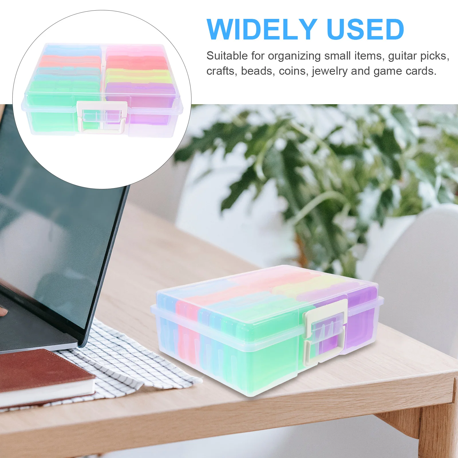 Large Capacity Photo Storage Box Transparent Organizer Household Photo Keeper Multi-Functional Cards Container
Large Capacity Photo Storage Box Transparent Organizer Household Photo Keeper Multi-Functional Cards Container