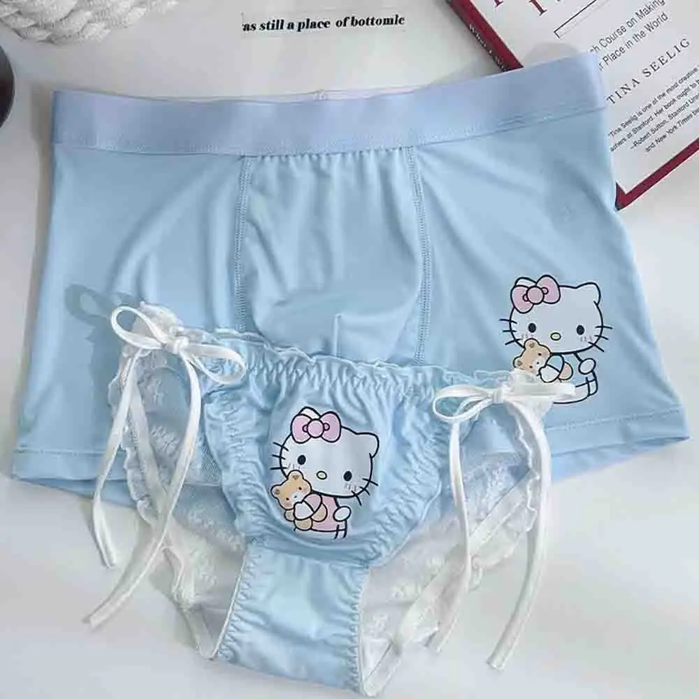 Sanrio Hello Kitty Men's and Women's Underwearsexy Lace Underwear Lowwaist Comfortable Couple Fashion Sweet Anime Triangle Pants
Sanrio Hello Kitty Men's and Women's Underwearsexy Lace Underwear Lowwaist Comfortable Couple Fashion Sweet Anime Triangle Pants