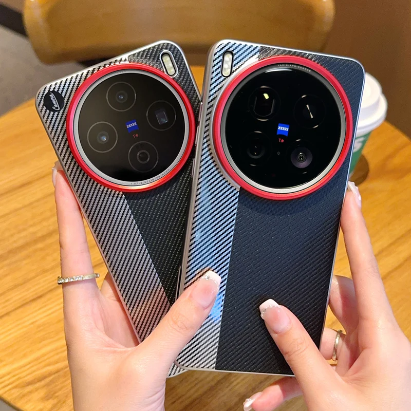 For VIVO X200S X200 Ultra Red Lens Ring Dual Color-Block Carbon Fiber Anti-Fingerprint Phone Case
For VIVO X200S X200 Ultra Red Lens Ring Dual Color-Block Carbon Fiber Anti-Fingerprint Phone Case