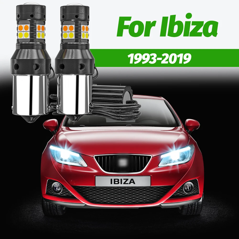 2 шт. двухрежимный указатель поворота + дневные ходовые огни, аксессуары, светодиодные DRL для Seat Ibiza 1993-2019 MK2 6K MK3 6L MK4 6J 6P MK5 KJ
2 шт. двухрежимный указатель поворота + дневные ходовые огни, аксессуары, светодиодные DRL для Seat Ibiza 1993-2019 MK2 6K MK3 6L MK4 6J 6P MK5 KJ