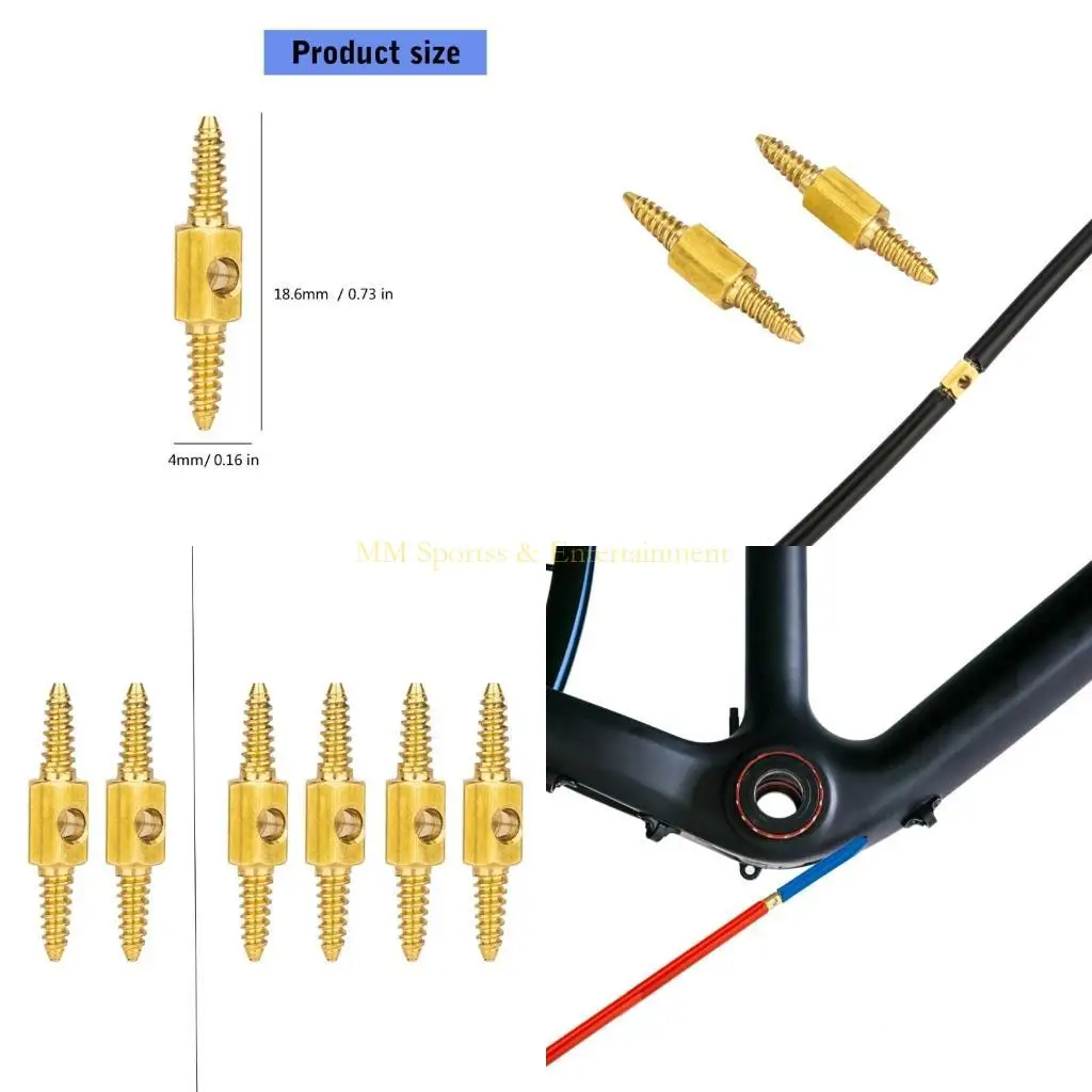 31be 2/4pcs Coppers Connector -The Bike Wire Leader The Bicycles Conctor Easy в использовании
31be 2/4pcs Coppers Connector -The Bike Wire Leader The Bicycles Conctor Easy в использовании
