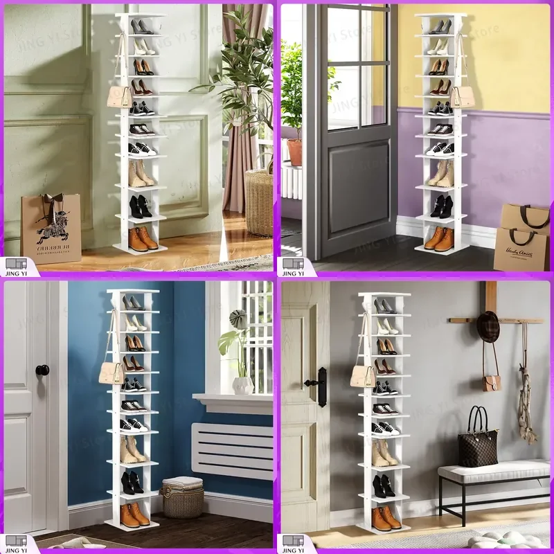 10 Layer Wooden Shoe Rack for Entrance Space Saving Narrow Shoe Cabinet Storage Organizer Home Utility Shoe Shelf with
10 Layer Wooden Shoe Rack for Entrance Space Saving Narrow Shoe Cabinet Storage Organizer Home Utility Shoe Shelf with