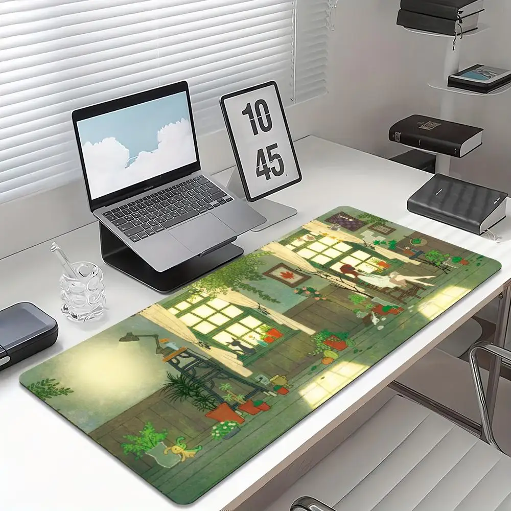 Vintage Anime House Large Gaming Mouse Pad Non-slip Rubber Base Stitched Edge Desk Mat for Laptop Office Daily Desktop Decor
Vintage Anime House Large Gaming Mouse Pad Non-slip Rubber Base Stitched Edge Desk Mat for Laptop Office Daily Desktop Decor