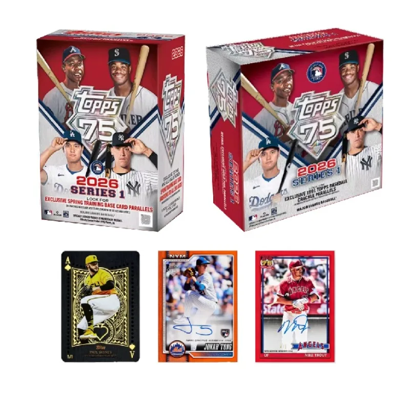 2026 Topps Baseball Series 1 Official Authentic Baseball Collectible Cards Star Cards Autograph Cards Gift for Baseball Fans
2026 Topps Baseball Series 1 Official Authentic Baseball Collectible Cards Star Cards Autograph Cards Gift for Baseball Fans