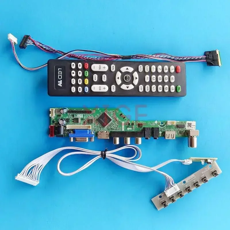 Плата контроллера драйвера для B121EW09 V.0 B121EW09 V.1 40-контактный LVDS 12,1 "HDMI + VGA + AV + USB 1280x800 экран ноутбука аналоговый ТВ комплект DIY
Плата контроллера драйвера для B121EW09 V.0 B121EW09 V.1 40-контактный LVDS 12,1 "HDMI + VGA + AV + USB 1280x800 экран ноутбука аналоговый ТВ комплект DIY
