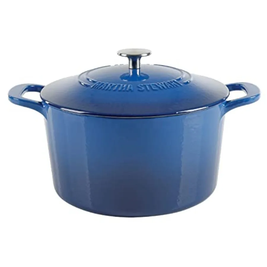 Gatwick Enamel Cast Iron Dutch Oven Pot with Lid Durable Heavy-Duty Dutch Oven for Slow Cooking, Braising and Baking
Gatwick Enamel Cast Iron Dutch Oven Pot with Lid Durable Heavy-Duty Dutch Oven for Slow Cooking, Braising and Baking