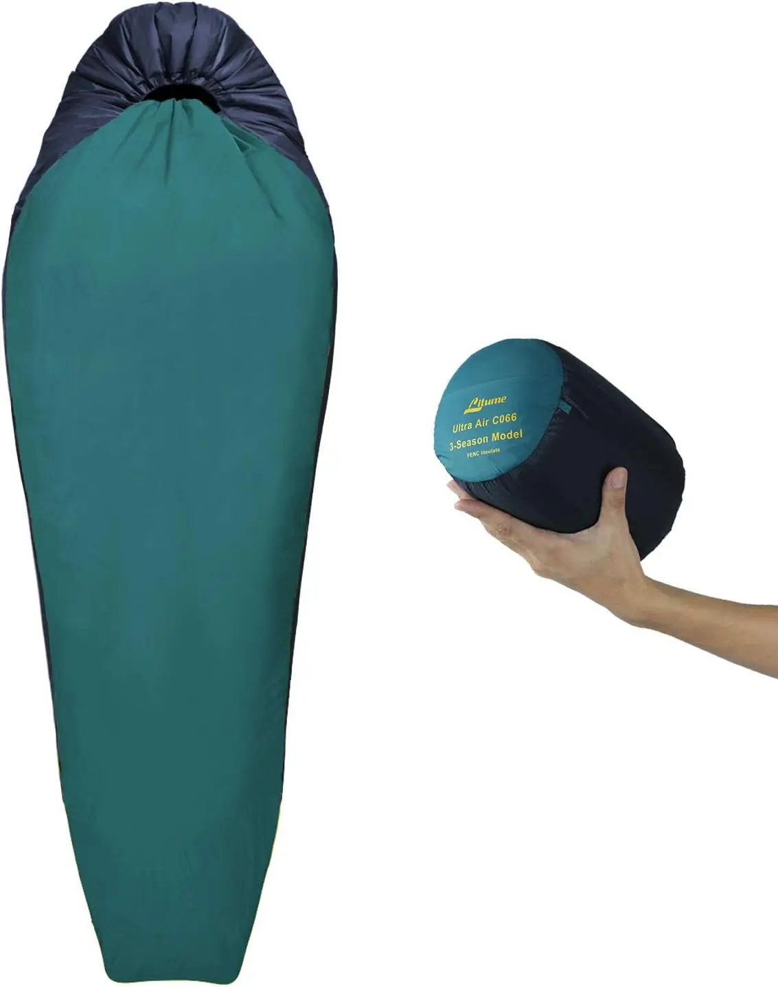 1.25 lbs Lightweight Sleeping Bag for Adults, 68°F-48°F Summer Backpacking, Compact Foldable Mummy Bag for Camping Hiking
1.25 lbs Lightweight Sleeping Bag for Adults, 68°F-48°F Summer Backpacking, Compact Foldable Mummy Bag for Camping Hiking
