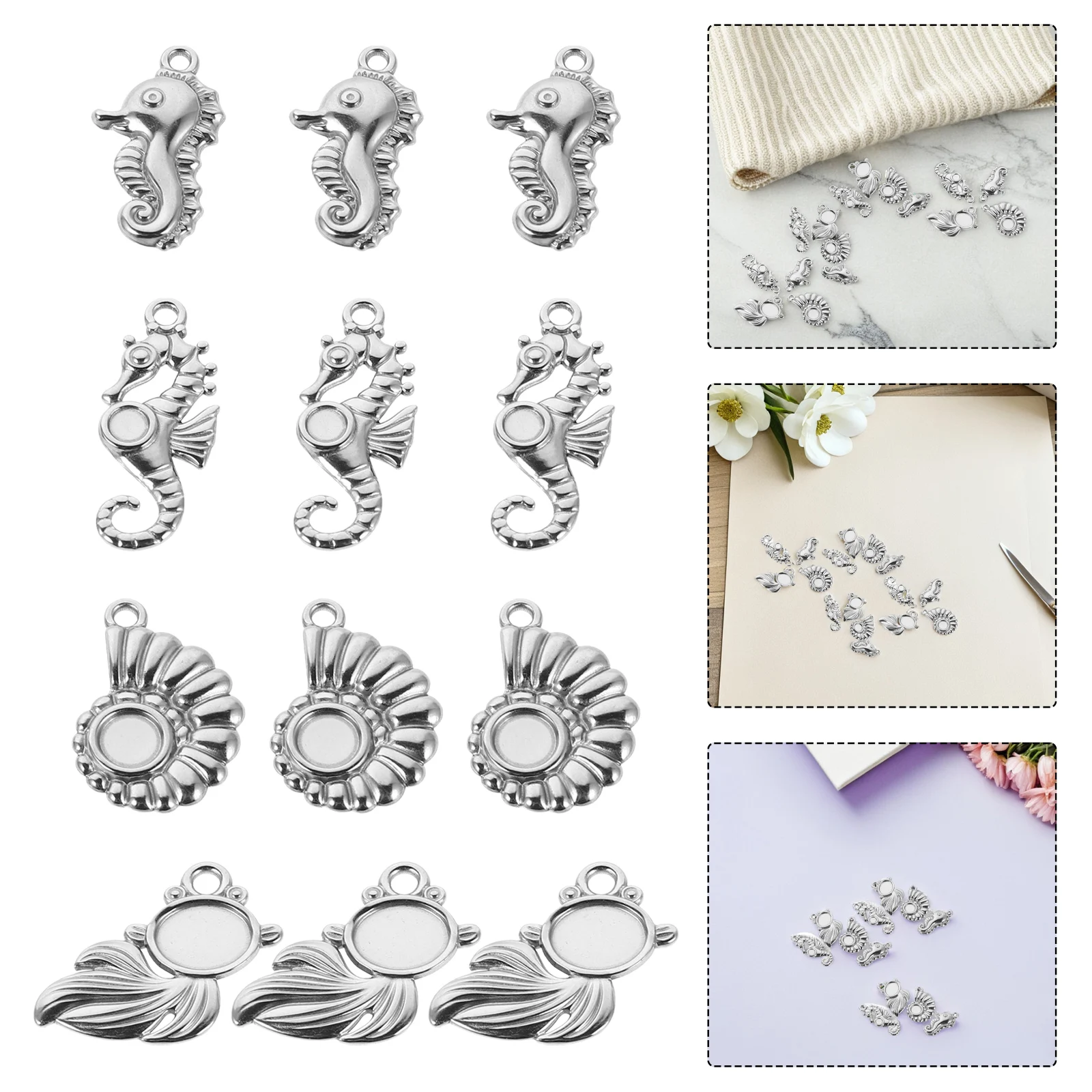 20 Pcs Marine Handmade Jewelry Charm Pendants for Goldfish Bracelet Ocean Accessories Seashell
20 Pcs Marine Handmade Jewelry Charm Pendants for Goldfish Bracelet Ocean Accessories Seashell