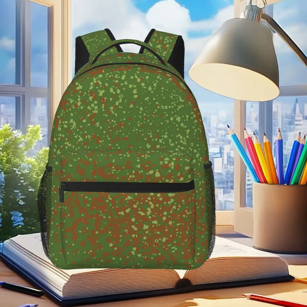 Green Splatter Print - Small Backpack Student Boys Girls BookBag Kids School Bag Laptop Shoulder Bags for Men Women
Green Splatter Print - Small Backpack Student Boys Girls BookBag Kids School Bag Laptop Shoulder Bags for Men Women