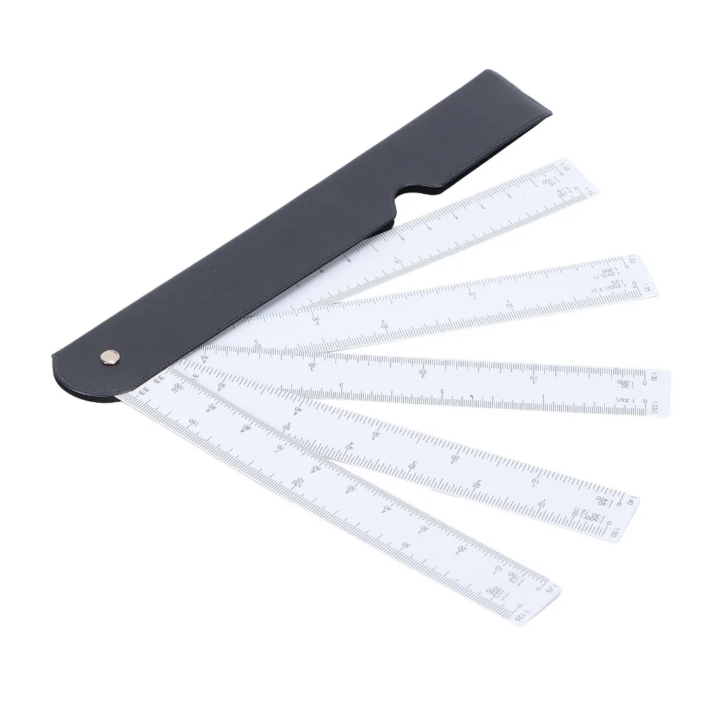 Durable Plastic Scale Ruler Foldable Design Multi Ratio Architect Scale Ruler Fan Shaped Ruler Art Drawing
Durable Plastic Scale Ruler Foldable Design Multi Ratio Architect Scale Ruler Fan Shaped Ruler Art Drawing