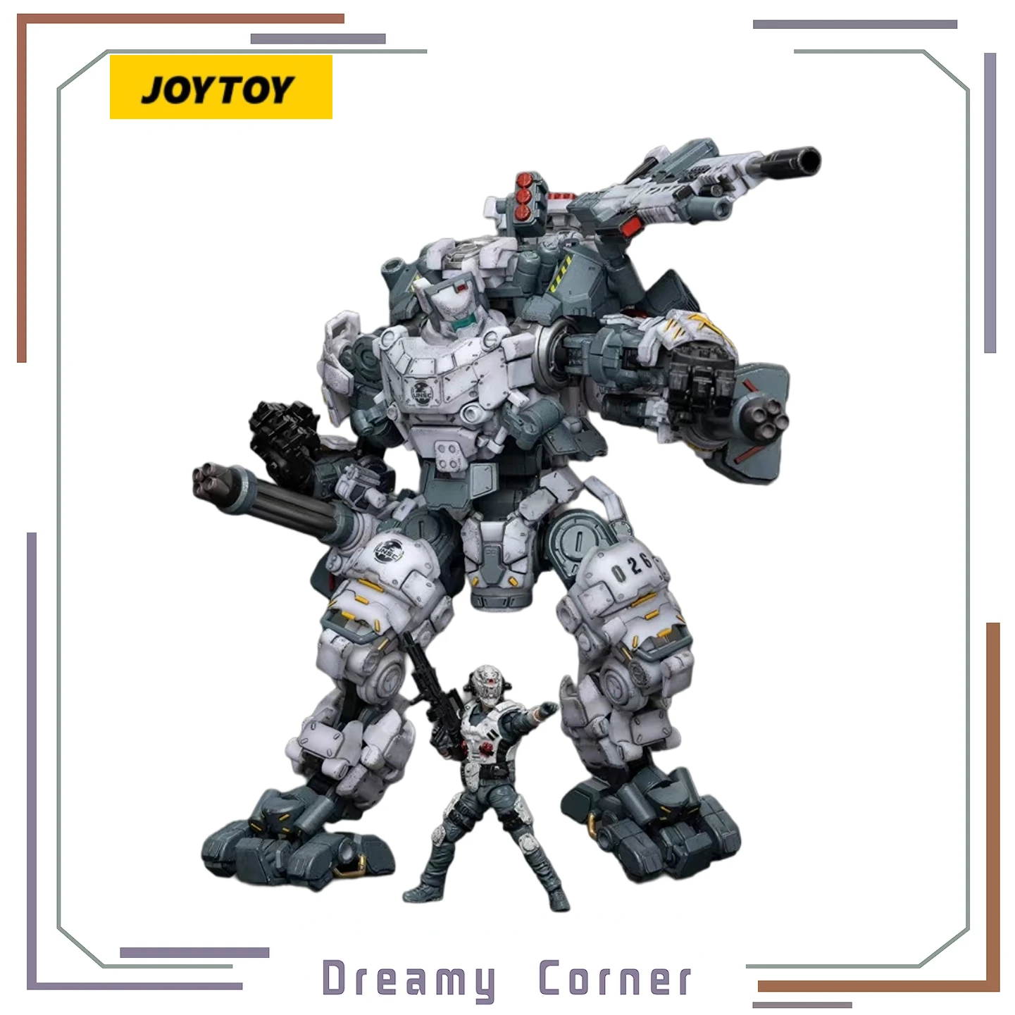 【В наличии】JOYTOY JT0425 Белая стальная рама Strike Mecha Готовая подвижная модель игрушки в подарок
【В наличии】JOYTOY JT0425 Белая стальная рама Strike Mecha Готовая подвижная модель игрушки в подарок