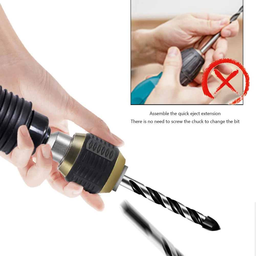 50 мм сверлильный патрон, удлинитель для сверла, держатель отвертки, металлический 1/4 дюйма, шестигранный хвостовик, самоблокирующийся стержень, быстросменные адаптеры
50 мм сверлильный патрон, удлинитель для сверла, держатель отвертки, металлический 1/4 дюйма, шестигранный хвостовик, самоблокирующийся стержень, быстросменные адаптеры