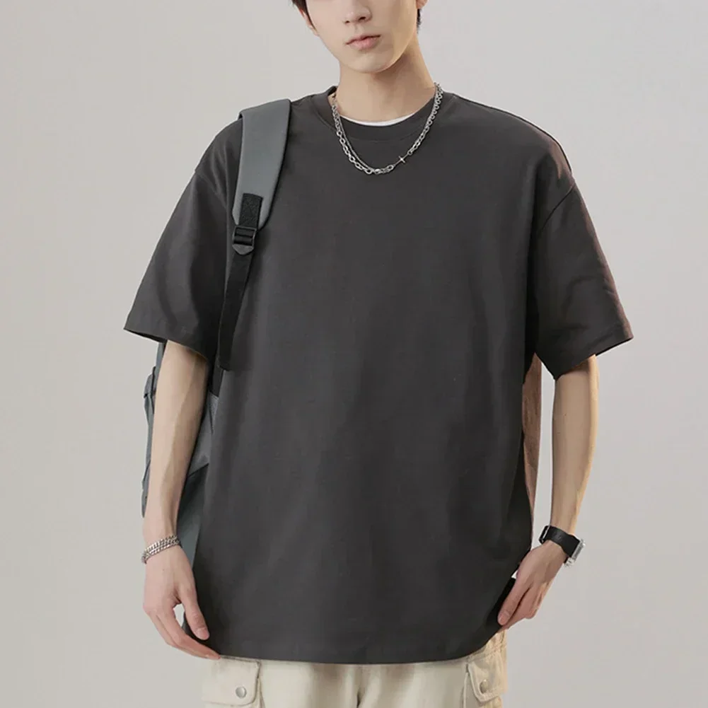 Casual Wear Mens Cotton T-Shirt Fashion Casual Top Men Streetwear Solid Color Shirt Brand New Casual Style Daily Wear
Casual Wear Mens Cotton T-Shirt Fashion Casual Top Men Streetwear Solid Color Shirt Brand New Casual Style Daily Wear