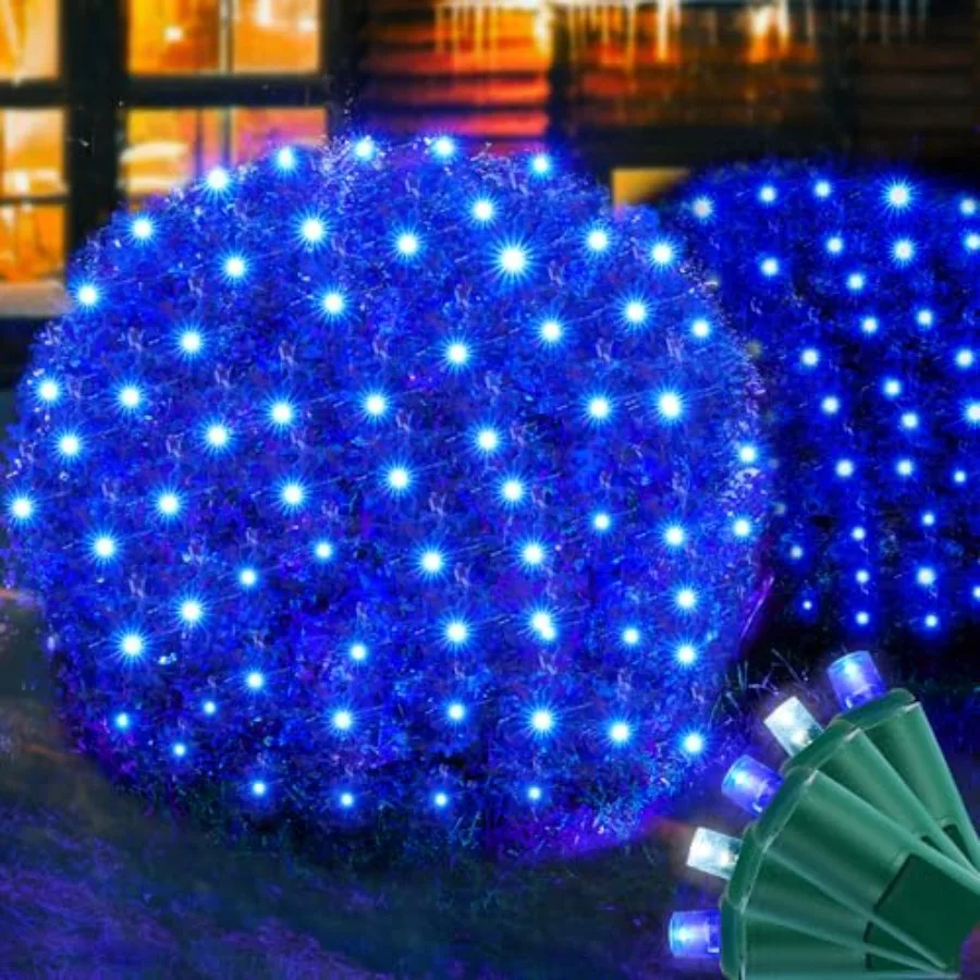 Led Christmas Net Lights Outdoor Christmas Decorations 200 Led 9Ftx6Ft Connectable Waterptoof Mesh Net Lights for Trees Bushes
Led Christmas Net Lights Outdoor Christmas Decorations 200 Led 9Ftx6Ft Connectable Waterptoof Mesh Net Lights for Trees Bushes