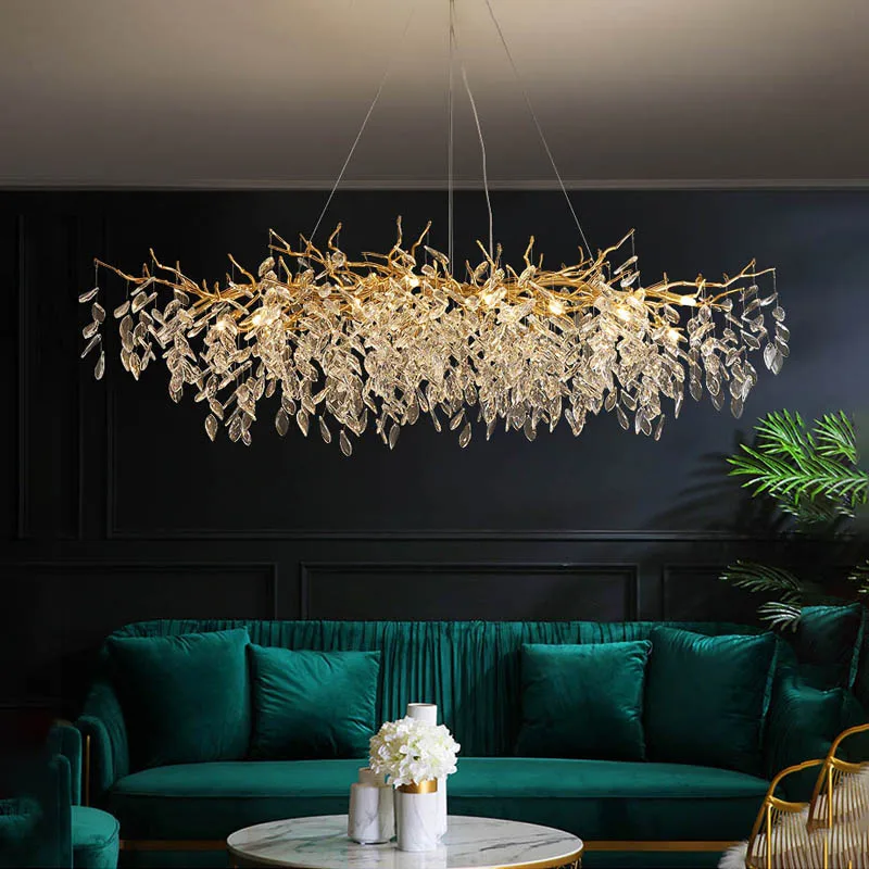 Luxury Crystal Pendant Lamp Modern Shop Dining Living Room Ceiling Chandelier Home Decoration Gold Luster Led Lighting Fixtures
Luxury Crystal Pendant Lamp Modern Shop Dining Living Room Ceiling Chandelier Home Decoration Gold Luster Led Lighting Fixtures