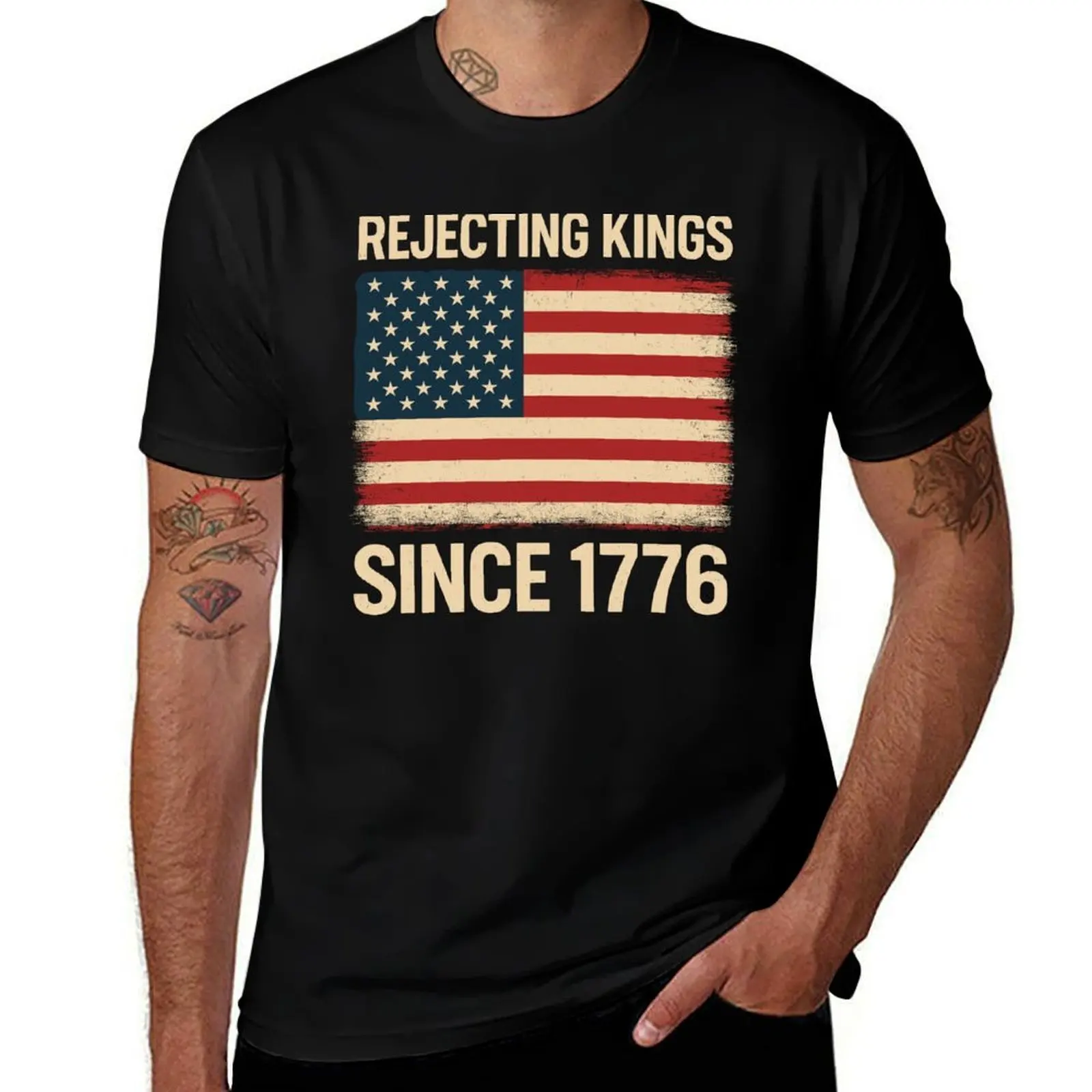 Rejecting Kings Since 1776 T-Shirt street wear vintage clothes oversized t shirt mens workout shirts
Rejecting Kings Since 1776 T-Shirt street wear vintage clothes oversized t shirt mens workout shirts
