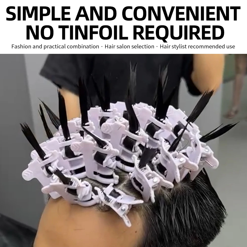 25Pcs Reusable Hair Perm Clips for Men Curl Styling Hook Loop Hair Rollers Barbershop Tools Short Hair Perming Accessory
25Pcs Reusable Hair Perm Clips for Men Curl Styling Hook Loop Hair Rollers Barbershop Tools Short Hair Perming Accessory