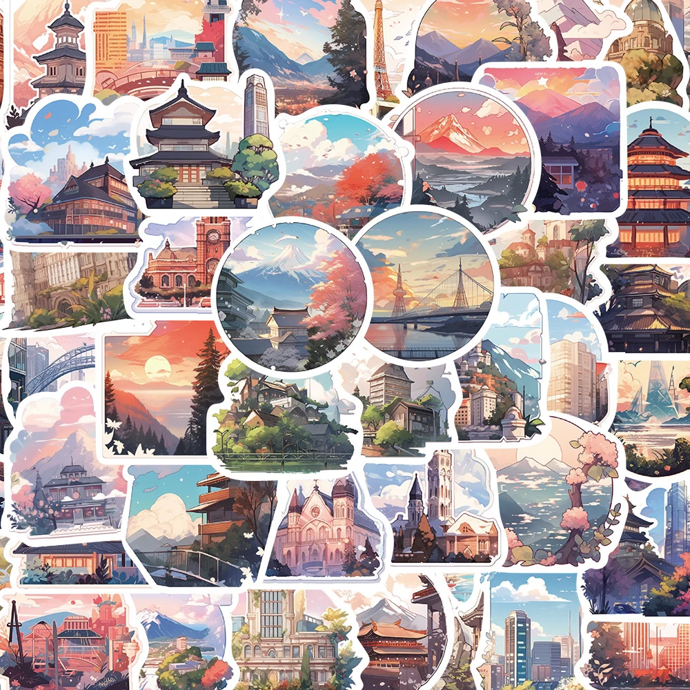 10/30/50PCS INS Style World Landscape Aesthetic Stickers Cartoon Simple Decals Laptop Notebook Suitcase Decoration Sticker Toys
10/30/50PCS INS Style World Landscape Aesthetic Stickers Cartoon Simple Decals Laptop Notebook Suitcase Decoration Sticker Toys