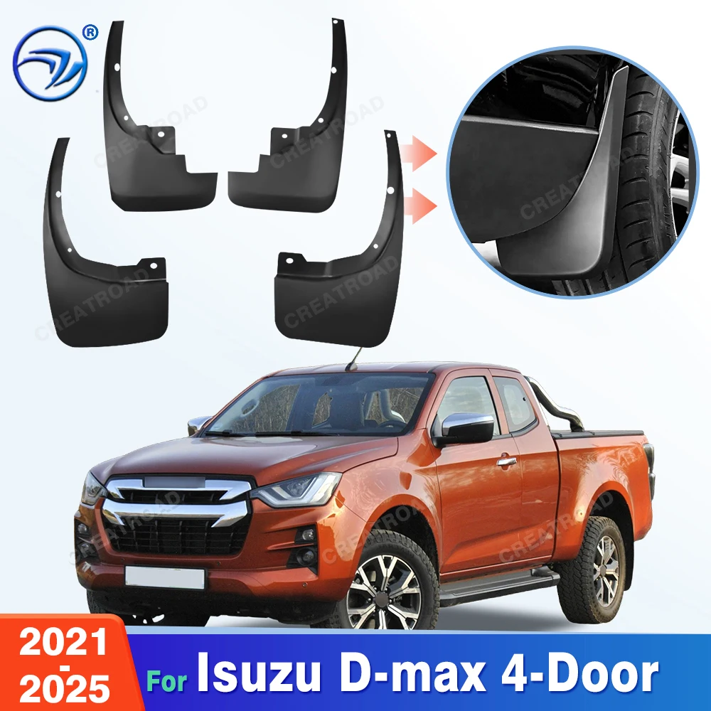For Isuzu D-max 4‑Door 2021 2022 2023 2024 2025 Fender Mudflaps Splash Guards Mudguards Mud Flaps Car Accessories
For Isuzu D-max 4‑Door 2021 2022 2023 2024 2025 Fender Mudflaps Splash Guards Mudguards Mud Flaps Car Accessories