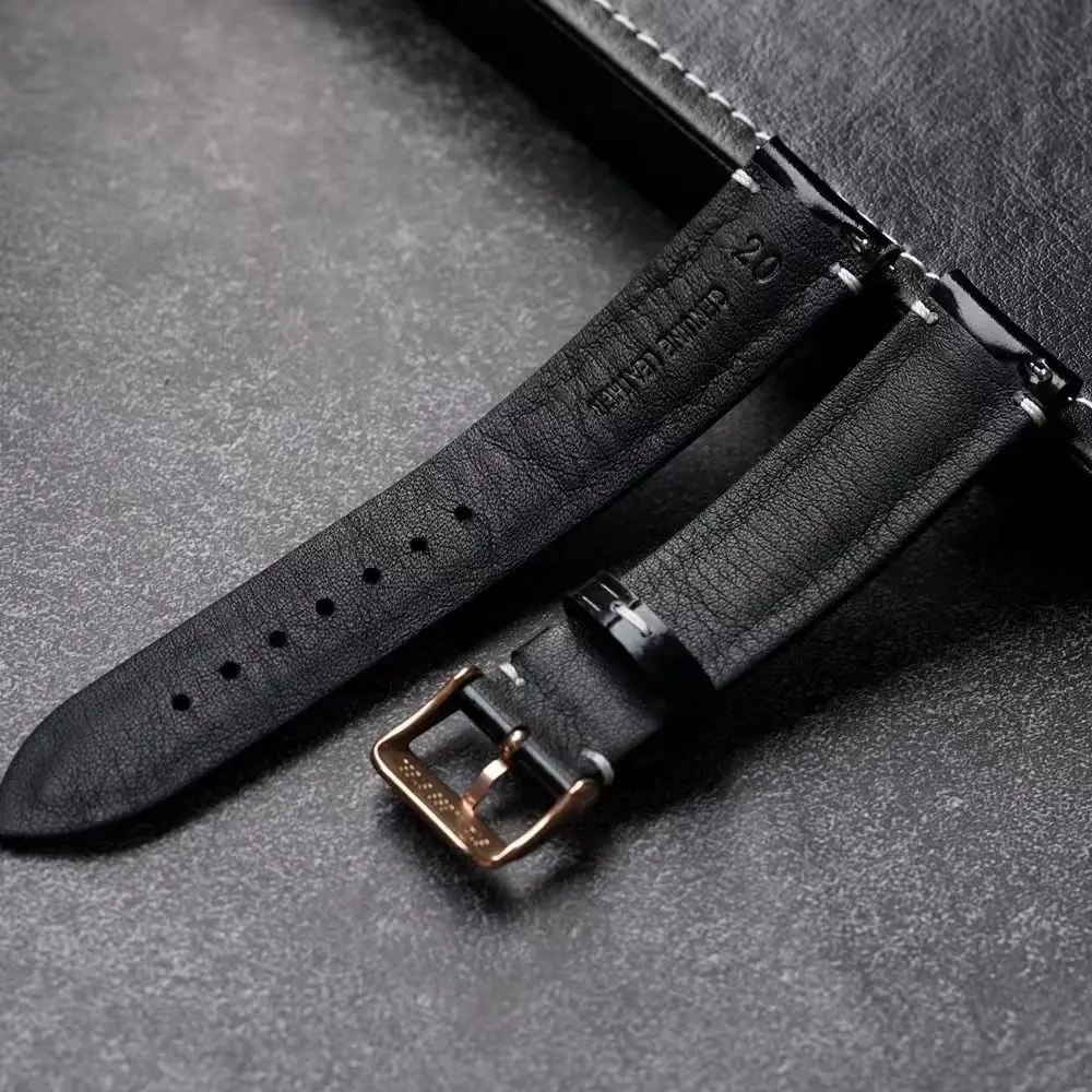 High-grade leather strap black similar to cordovan cowhide 18 19 20 22MM quick-release leather bracelet vintage
High-grade leather strap black similar to cordovan cowhide 18 19 20 22MM quick-release leather bracelet vintage