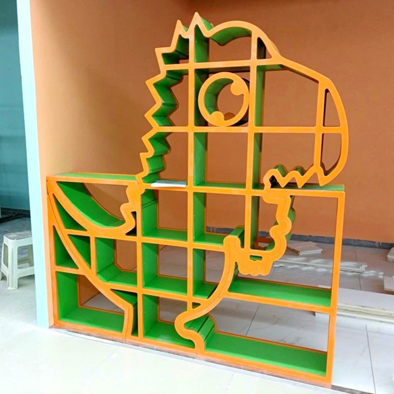 Children's dinosaur soft decoration wooden bookshelves, kindergarten early education center, animal modeling bookcases
Children's dinosaur soft decoration wooden bookshelves, kindergarten early education center, animal modeling bookcases