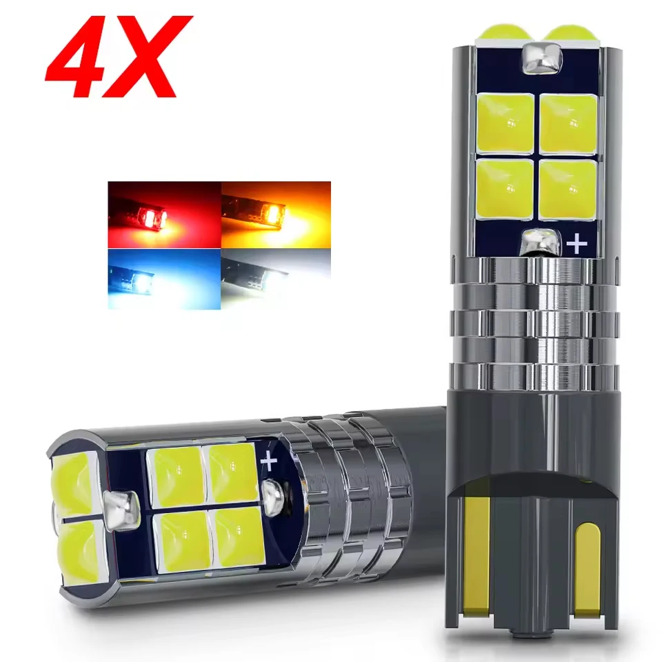 4PCS W5W 168 T10 Canbus Car LED Light Replace Bulb 3D 3030 6/10SMD For Car Marker Light Parking Reading DRL Lamp 12V 6000K White
4PCS W5W 168 T10 Canbus Car LED Light Replace Bulb 3D 3030 6/10SMD For Car Marker Light Parking Reading DRL Lamp 12V 6000K White