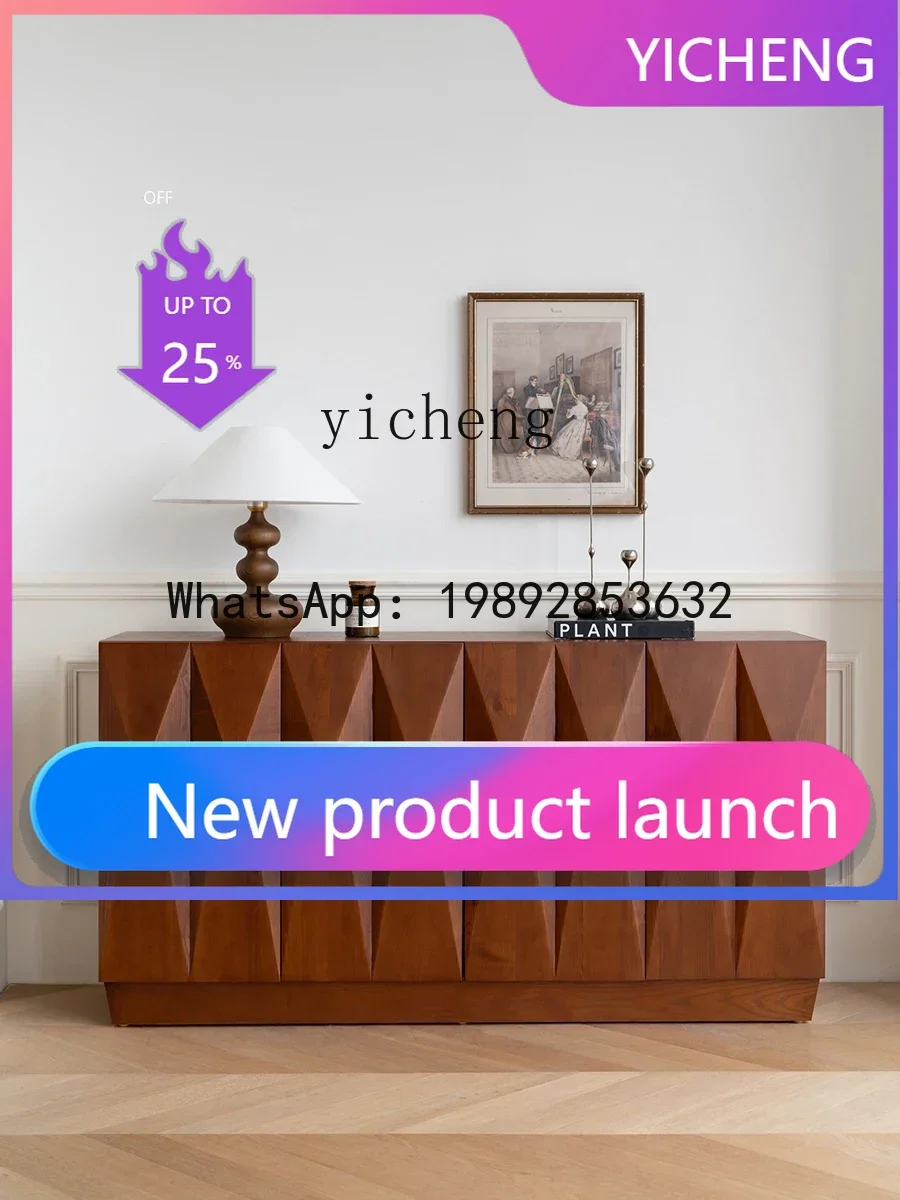 LYY Retro Solid Wood Sideboard Entrance Cabinet Light Luxury Ash Storage Cabinet
LYY Retro Solid Wood Sideboard Entrance Cabinet Light Luxury Ash Storage Cabinet