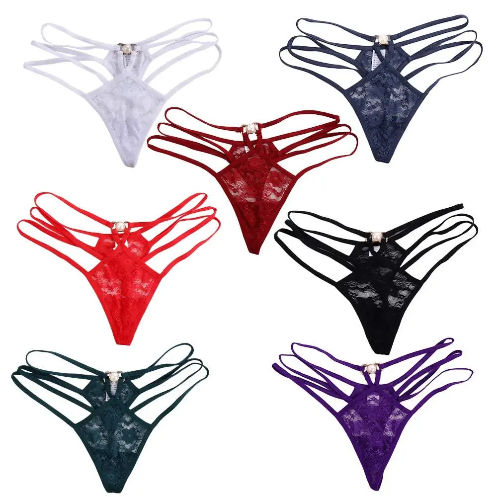 Perspective Underwear Sexy Pearl Decor Bundled Cross Belt T Panties Women Thong Lace G-String Sexy Briefs
Perspective Underwear Sexy Pearl Decor Bundled Cross Belt T Panties Women Thong Lace G-String Sexy Briefs
