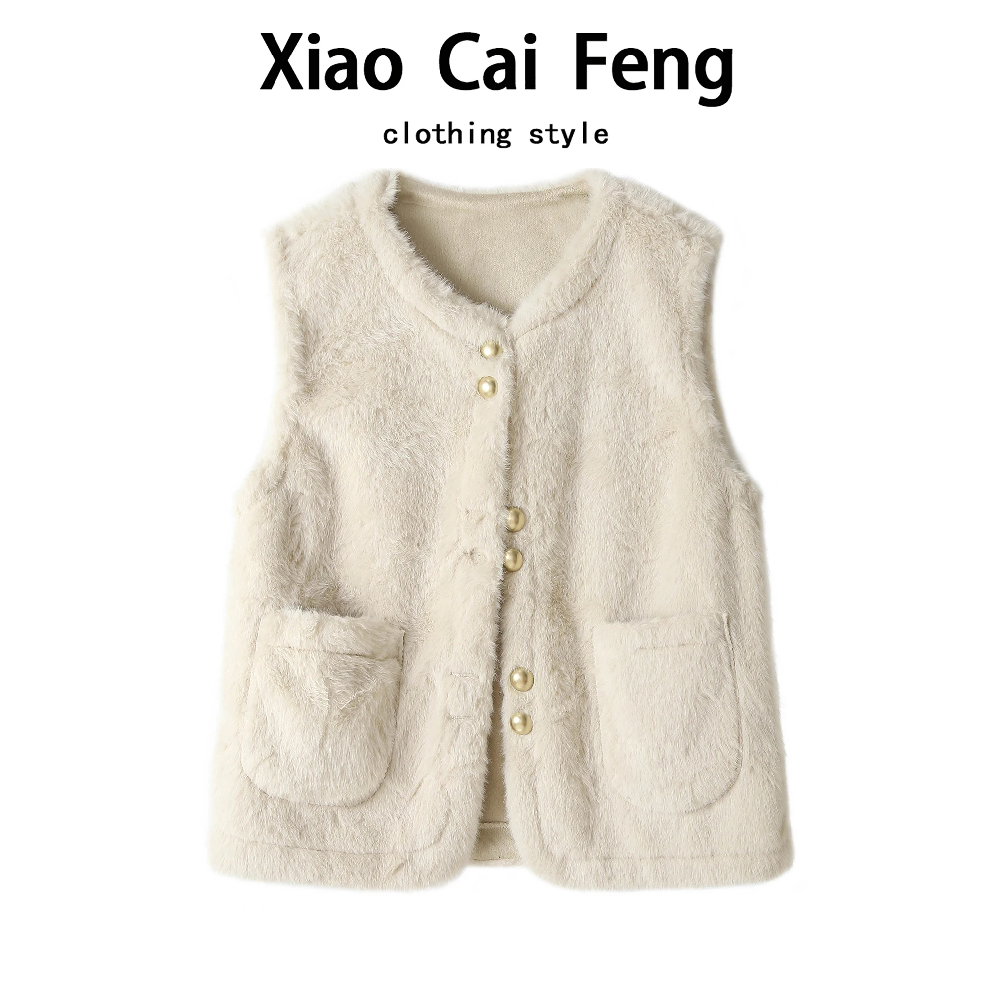 Women's ort Vest Faionable Faux Fur Jaet Warm Top Layering Sle American Sle round Ne Thiened Coat for Autumn Wi...
Women's ort Vest Faionable Faux Fur Jaet Warm Top Layering Sle American Sle round Ne Thiened Coat for Autumn Wi...