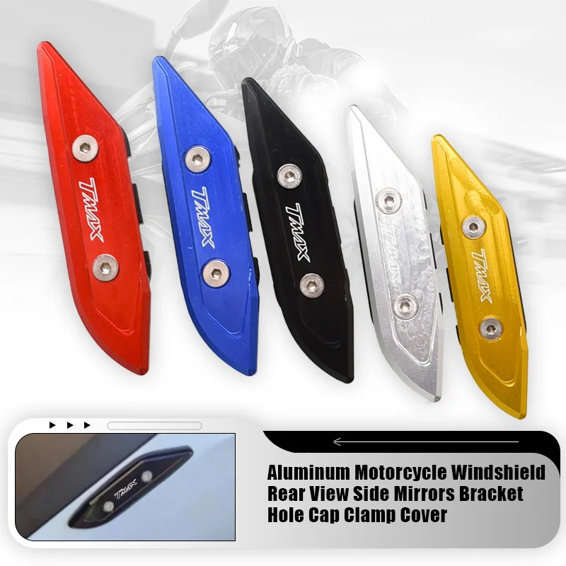 FOR YAMAHA TMAX T-MAX 530 2012-2016 2015 2014 TMAX530 SX DX 2017 2018 2019 Rear View Side Mirrors Bracket Hole Cap Clamp Cover