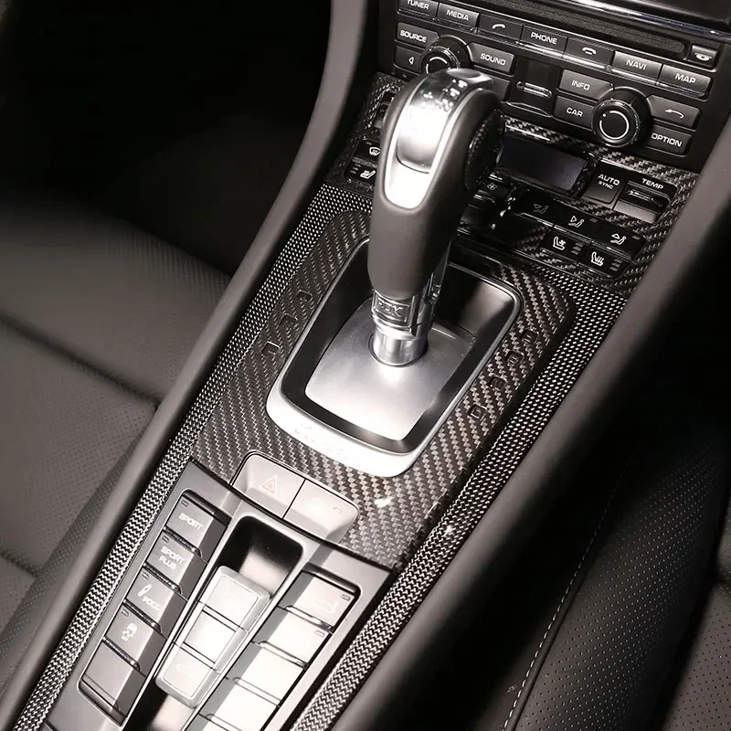 For 12-21 Porsche 718 911 Real Carbon Fiber Car Center Console Button Gear Shift Knob Panel Cover Trim Sticker Car Accessories
For 12-21 Porsche 718 911 Real Carbon Fiber Car Center Console Button Gear Shift Knob Panel Cover Trim Sticker Car Accessories