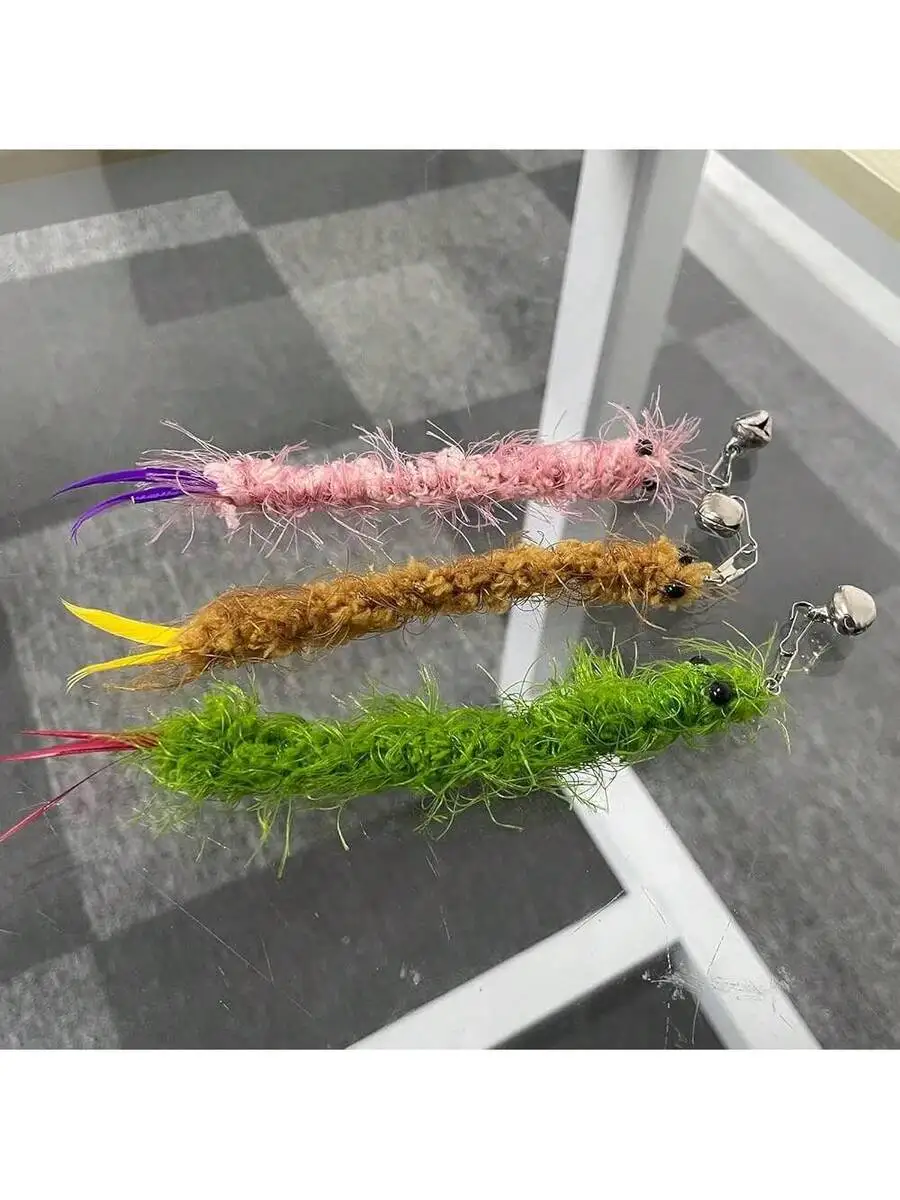 AcceLeah Cat Worm Toy Refills - Assorted Teaser Wand Toys With Bell (11 Pcs),11Pcs
AcceLeah Cat Worm Toy Refills - Assorted Teaser Wand Toys With Bell (11 Pcs),11Pcs